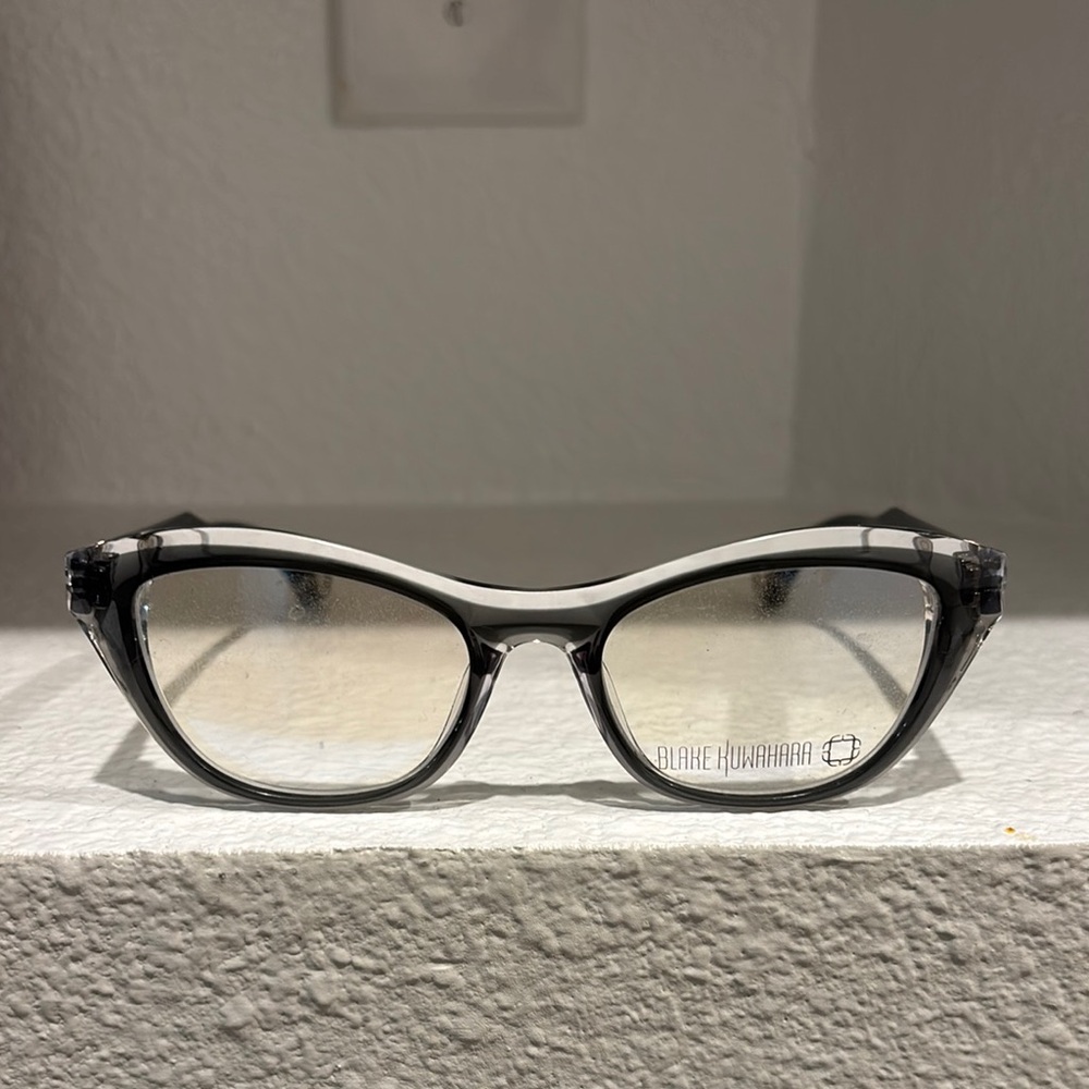 Blake Kuwahara Black and Clear Glasses